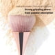 thumbnail image 3 of 2 brochas grandes para polvos minerales, brochas de maquillaje Kabuki bronceadoras, brochas profesionales para polvos y brochas para colorete para maquillaje diario, oro rosa, 3 of 6