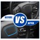 thumbnail image 2 of 1uds Azul Coche Volante Calcomanía Decoración Pegatina Cubierta Adorno Unique Bargains accesorios para volantes automotrices, 2 of 7