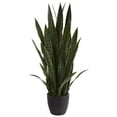 thumbnail image 1 of Nearly Natural 6350-GR 38 in. Sansevieria Artificial Plant - Green, 1 of 2