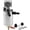 Silver, variant on 150ml (5oz) Universal Baffled Car Oil Catch Can Kit Reservoir Tank with Breather Filter Drain Valve Aluminum Bipartite Design Oil Separator with 2 Ports