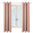 thumbnail image 4 of Colorful Geometric Checkered 2pcs Blackout Curtains For Living Room Bedroom Grommet Top Window Set for Left And Right Biparting Open, 4 of 6