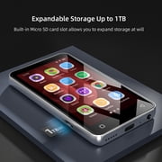 80GB MP3 Player with Bluetooth, S2 WiFi MP3 Player with Spotify, Spotify Kids, Audible, 4 Android Audio Music Player (Silver)