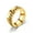 golden, variant on Men's Anxiety Spinner Ring Stainless Steel Curb Chain Wedding Band, Comfort Fit~-multicolor-7