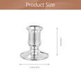 thumbnail image 2 of Candlesticks Plastic Silver For Wedding Party 20Pack 2.4In, 2 of 9
