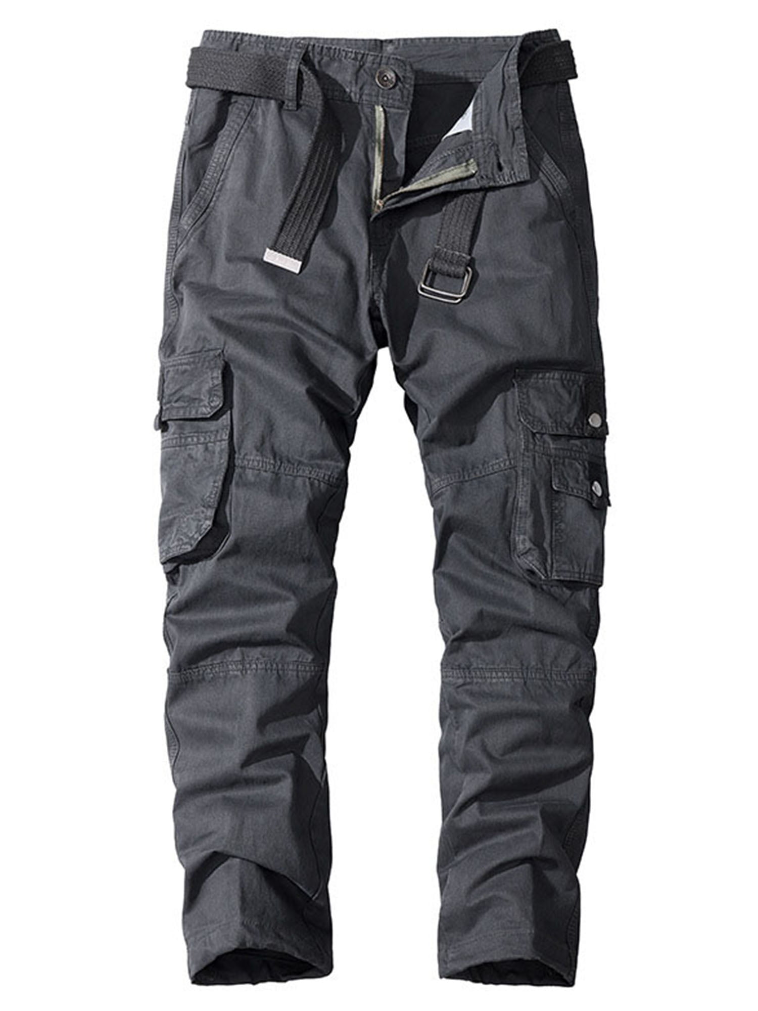NEW Outdoor Mens Leisure Straight Overalls Pocket Pants Cargo Combat Trousers 