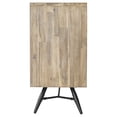 thumbnail image 4 of Aliz 63 Inch Acacia Wood Dresser, 6 Drawers, Black Metal Angled Legs, Brown- Saltoro Sherpi, 4 of 5