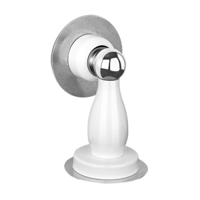 Speravity Tope de puerta, soporte antioxidante silencioso, resistente al agua, sin perforaciones, accesorios para muebles montados en la pared, baño Herramientas y ferretería Blanco Speravity TO009226-07