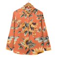 thumbnail image 7 of Chuancc Shirts For Women Long Sleeve Shirts For Women Fall Clothes Womens Office Tops Fall Outfits Tops For Women Trendy Button Down Shirts For Women Khaki L, 7 of 7