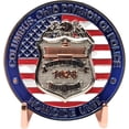 thumbnail image 2 of Military Challenge Coin Display Stand - Solid Metal with Anodized Finish - US Vet. Business, 2 of 5