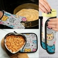 thumbnail image 5 of Yayeee Oven Mitts and Pot Holder Set of 4 Heat Resistant Kitchen Gloves Baking Hot Pad, Cute Cat Pattern, 5 of 5