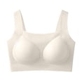 thumbnail image 2 of ATENAR Womens Bras,Push Up Bra,Bras for Women,Stretch Fabric,Breathable,Solid,Nylon,Spandex,Beige,L, 2 of 5