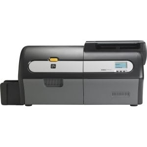- Zebra ZXP Series 7 Dye Sublimation/Thermal Transfer Printer - Color - Desktop - Card Print - Auto Feed - 200 Card Feeder 15 Card Reject Hopper 100 Card Output Hopper USB Ethernet LCD- Z72-000C0000US00