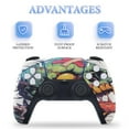 thumbnail image 4 of Psychedelic Zombie Skull Print PS5/PS5 Pro/PS5 Slim Digital Disc Skin Sticker For Console And Controller Skins, 4 of 7