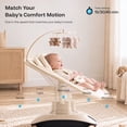 thumbnail image 6 of HARPPA Lumi Electric Baby Swing for Infants with Quiet Motor, 360° Rotating Seat, 3 Swing Modes and 3 Recline Positions, 6 of 11