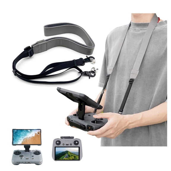 Flysimple Adjustable PU Lanyard for DJI Mavic 4 Pro Accessories , Neck Strap Leash Belt for DJI RC Pro 2 / RC 2 Remote Controller , Mavic 4 Pro Control Shoulder Strap