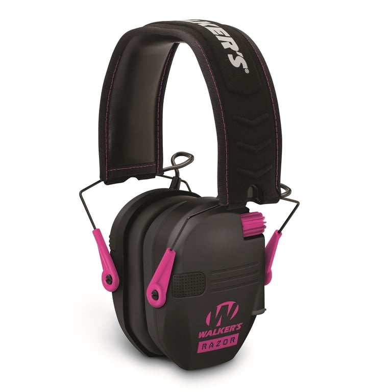Walker's Game Razor Slim Electronic Ear Muffs, Hunting, Motorsports, 10 Colors e