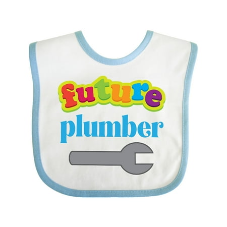 

Inktastic Future Plumber Outfit Gift Baby Boy Bib