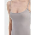 thumbnail image 4 of Solid Woven Maxi Dress with Spaghetti Straps, 4 of 5