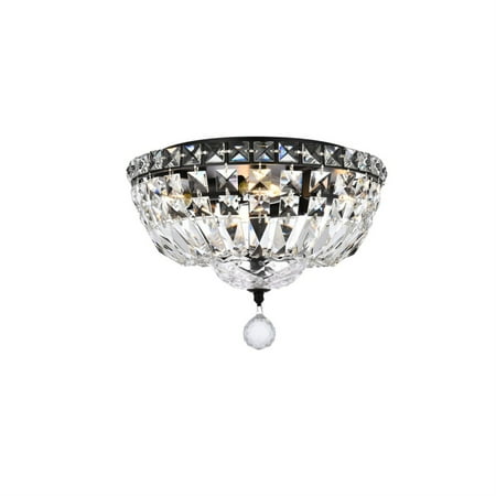 

Tranquil 12 inch black flush mount