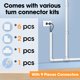 thumbnail image 3 of Kit Cord Hider YesBes Cable Raceway de 116.5 pulgadas, blanco, 3 of 6