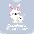 thumbnail image 4 of Inktastic Grandmas Snuggle Bunny Easter Boys Baby Bib, 4 of 4