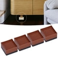 thumbnail image 3 of Table Sofa Riser, 4PCS Universal Square Raised Bed Blocks Rubber Plastic Bed Lifts Risers Furniture Bed Legs Raising Blocks Desk Leg Riser Elevated Floor Protector Pad For Chair, 3 of 8