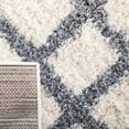 thumbnail image 6 of SAFAVIEH Venus Avaline Abstract Geometric Shag Area Rug, Ivory/Grey, 3'11" x 6', 6 of 9
