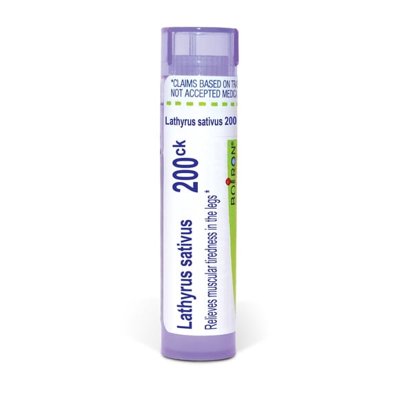 Boiron Lathyrus Sativus 200CK, Homeopathic Medicine for Muscular Tiredness In The Legs, 80 Pellets