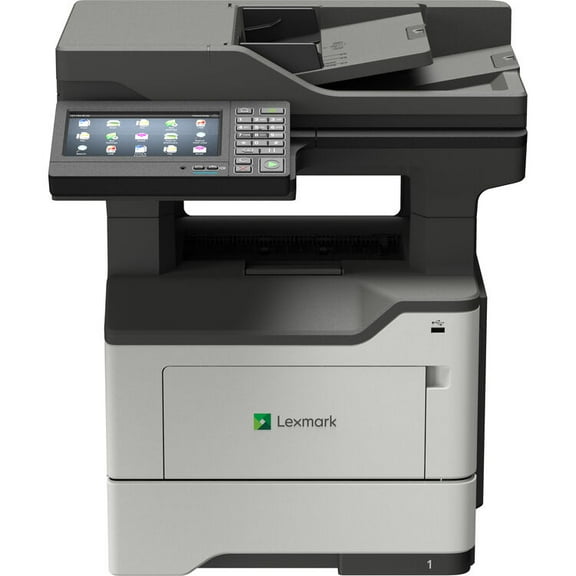 Lexmark MX622ade Monochrome Laser MFP – Print • Scan • Copy • Fax, Up to 50 ppm, Duplex, 1200×1200 dpi, Workgroup Laser Multifunction