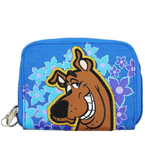 Warner Brothers Scooby Doo Blue Zip Wallet Kids Wallet Unisex 