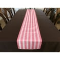 thumbnail image 3 of Cotton Print Table Runner 1 Inch Wide Stripes Pink, 3 of 3