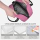 thumbnail image 3 of Disketp Gingham Lonchera Térmica para Mujer y Hombre, Bolsa de Almuerzo Reutilizable e Impermeable para Trabajo, Viajes y Picnic, 3 of 7