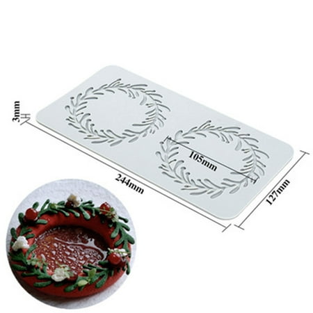 

TINYSOME Silicone Fondant Molds Mousse Decors Sugarcraft Icing Mat Gifts for Baking Lover