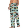thumbnail image 5 of GZHJMY Men's Pajama Pants Pjs Bottoms with Pockets, Christmas New Year Birthday Valentine's Day Gifts, XX-Large, 5 of 7