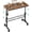 Brown, variant on Small Portable Treadmill Walking Pad Desk Wheels, 32 Inch White Adjustable Height Mobile Rolling Standing Teacher Desks, Couch Sofa Side Laptop Stand Up Table for Bedroom, White