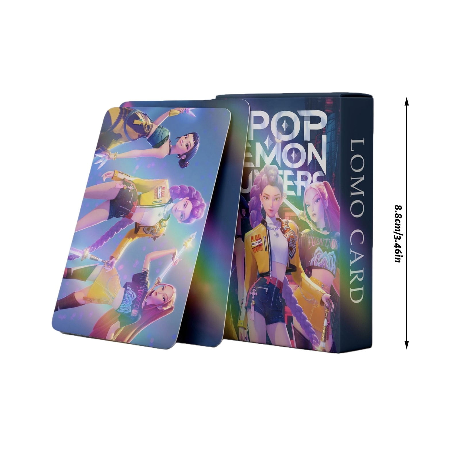 55Pack Kpop Demon Hunters Holographics Cartoon Photo Cards