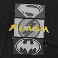 thumbnail image 2 of The Flash Movie T-Shirt Batman Supergirl Trio of Symbols Unisex Graphic Tee For Men & Women, 2 of 7