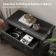 thumbnail image 5 of Dormitorio 3 - cajón cómoda: de anchura chest con vintage handles, moderno wood design, ideal para as nightstand o gabinete in dormitorio & sala de estar (negra), 5 of 6