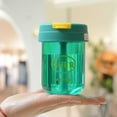 thumbnail image 2 of Large Capacity Water Bottle with Handle Leakproof PC Marker Motivational Jug for Outdoor Camping and Fitness for Men and Women, 2 of 9