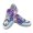 Husky Dog Print, variant on HELLHERO Floral Hummingbird Print Lightweight Running Sneakers, Mesh Breathable Athletic Trainers for Men and Women, Lace up Shoes for Jogging Gym Walking
