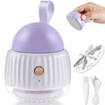 thumbnail image 2 of Evjurcn Electric Lint Remover with 6 Stainless Steel Blades Rechargeable Bobble Remover Portable Fabric Lint Shaver Fast Charging Electric Fluff Remover for Clothes Sweaters Couch Blanket, 2 of 6