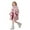 Pink, variant on BFHHYA Girls' (5-15Y) Wool-Blend Hooded Pea Coat Color-Block Mid-Length Quilted Jacket Casual Warm Winter Trench Coat for Daily Wear