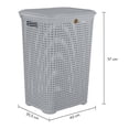 thumbnail image 3 of Cesto Rattan con tapa 48 Lt La Ardilla Gris, 3 of 5