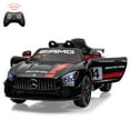 thumbnail image 6 of EastVita 12V Ride on Car for Kids with Remote Contorl Ride on Race Car, 35W*2 Motors Licensed Benz AMG Battery Powered Sports Car,Sound, LED Headlights, 6 of 8