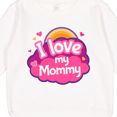 thumbnail image 3 of Inktastic I Love My Mommy Girls Toddler Sweatshirt, 3 of 4