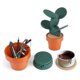 thumbnail image 4 of Juego de 6 Posavasos ZHAOCHENG en Forma de Cactus, 4 of 5