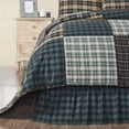 thumbnail image 5 of VHC Brands, Pine Grove Plaid Twin Bed Skirt, Green, 39x76x16, 5 of 5