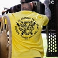 thumbnail image 2 of Nobody Is Coming To Save You Men's T-Shirt L / Yellow, 2 of 4