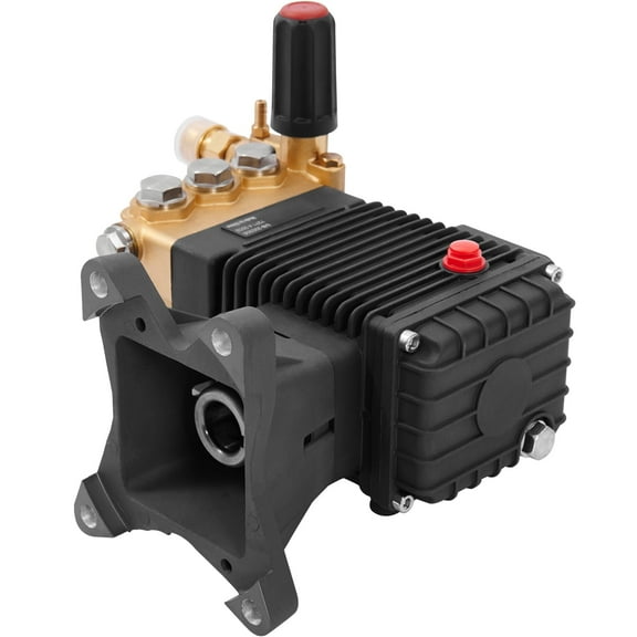 KFFKFF Pressure Washer Pump 1" Shaft Horizontal 4400 PSI 4 GPM Power Washer Pump