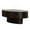 Walnut & Black, variant on Tcbosik 31.5 inch Round Coffee Table, Rustic Tea Table, Center Table with Pedestal for Living Room, Natural Wood